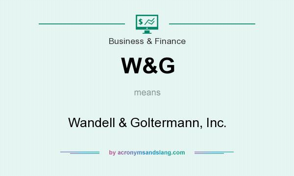 What does W&G mean? It stands for Wandell & Goltermann, Inc.