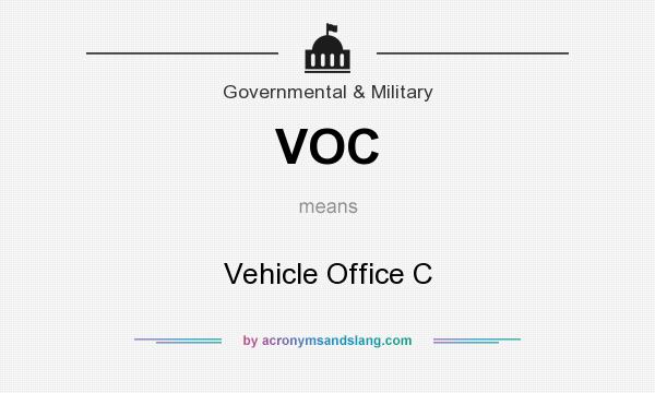 What does VOC mean? It stands for Vehicle Office C