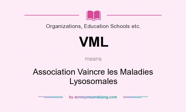 What does VML mean? It stands for Association Vaincre les Maladies Lysosomales