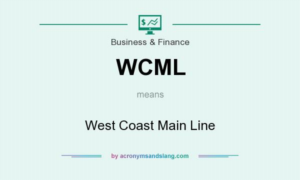 What does WCML mean? It stands for West Coast Main Line