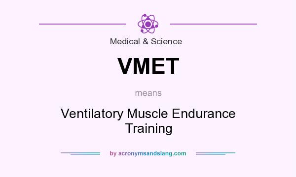 What does VMET mean? It stands for Ventilatory Muscle Endurance Training