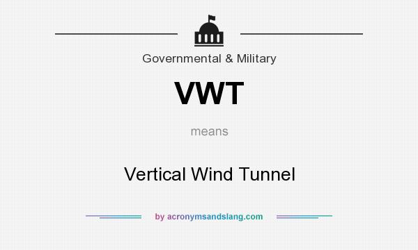 What does VWT mean? It stands for Vertical Wind Tunnel