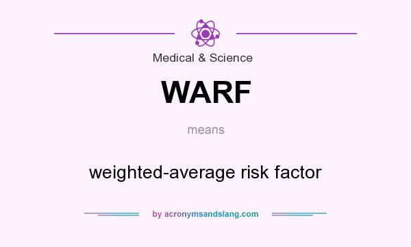 What does WARF mean? It stands for weighted-average risk factor