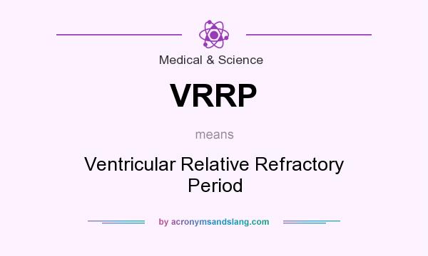 What does VRRP mean? It stands for Ventricular Relative Refractory Period