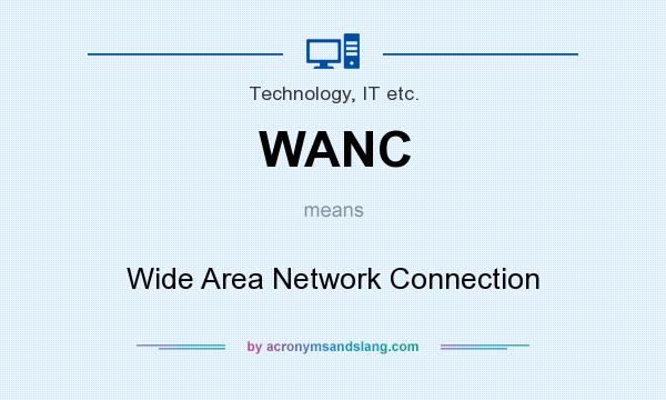 What does WANC mean? It stands for Wide Area Network Connection