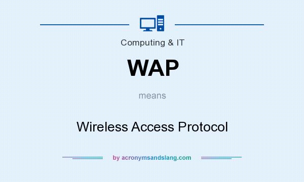 What does WAP mean? It stands for Wireless Access Protocol