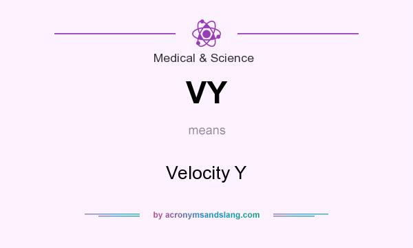 What does VY mean? It stands for Velocity Y