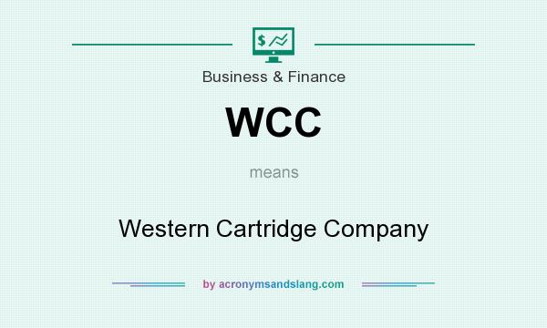 What does WCC mean? It stands for Western Cartridge Company