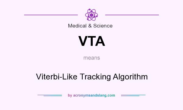 What does VTA mean? It stands for Viterbi-Like Tracking Algorithm