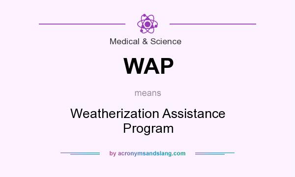 What does WAP mean? It stands for Weatherization Assistance Program
