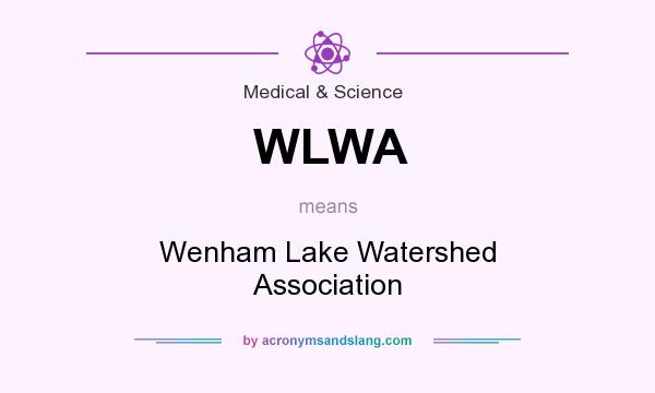 What does WLWA mean? It stands for Wenham Lake Watershed Association