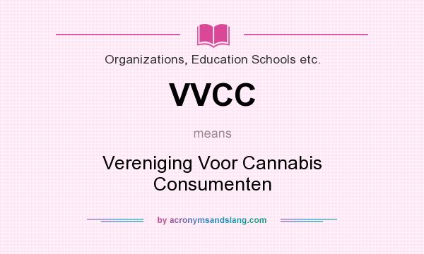 What does VVCC mean? It stands for Vereniging Voor Cannabis Consumenten