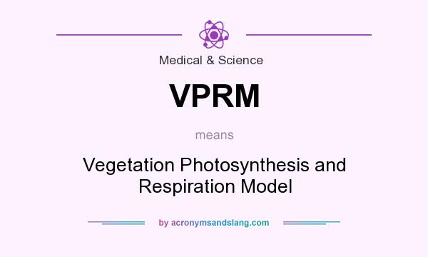 What does VPRM mean? It stands for Vegetation Photosynthesis and Respiration Model