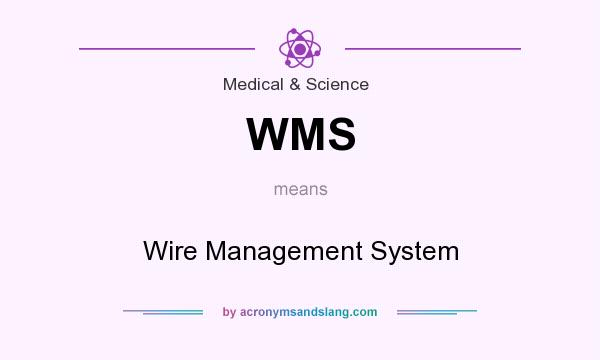 What does WMS mean? It stands for Wire Management System