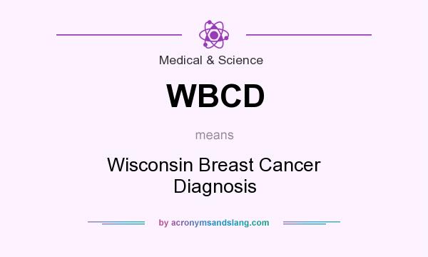What does WBCD mean? It stands for Wisconsin Breast Cancer Diagnosis