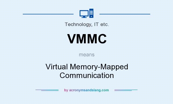 What does VMMC mean? It stands for Virtual Memory-Mapped Communication