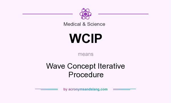 What does WCIP mean? It stands for Wave Concept Iterative Procedure
