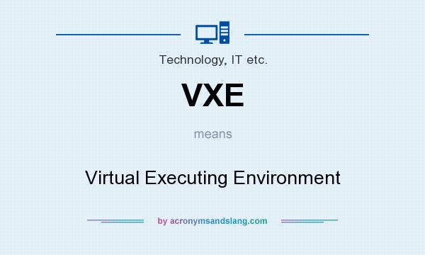 What does VXE mean? It stands for Virtual Executing Environment