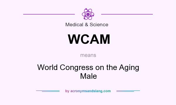 What does WCAM mean? It stands for World Congress on the Aging Male