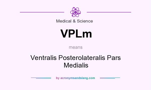 What does VPLm mean? It stands for Ventralis Posterolateralis Pars Medialis