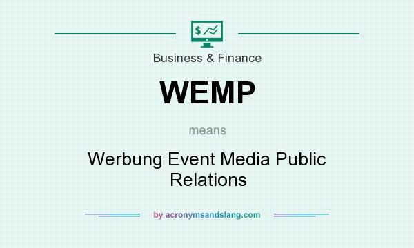 What does WEMP mean? It stands for Werbung Event Media Public Relations