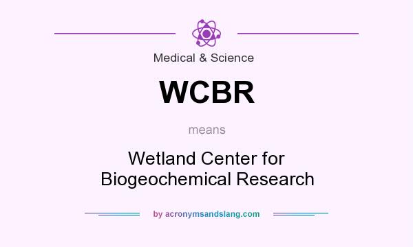 What does WCBR mean? It stands for Wetland Center for Biogeochemical Research