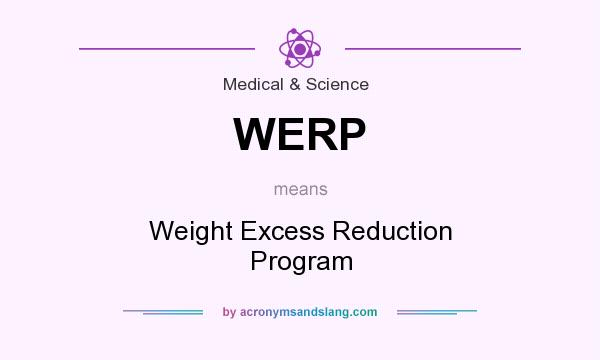 What does WERP mean? It stands for Weight Excess Reduction Program