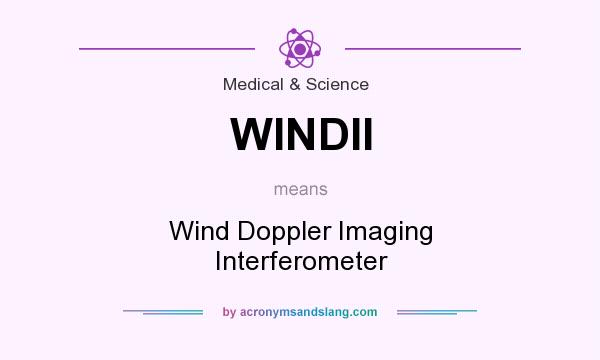 What does WINDII mean? It stands for Wind Doppler Imaging Interferometer