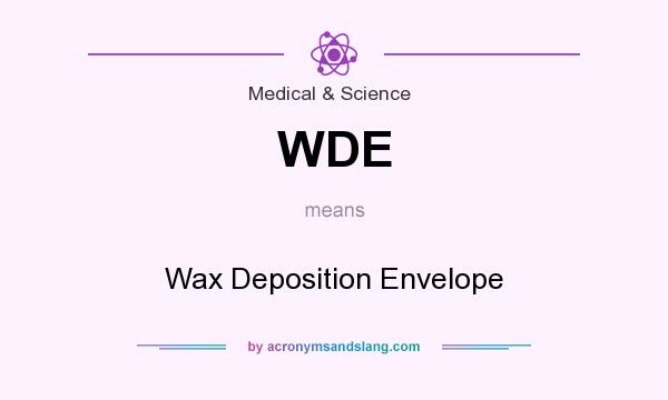 What does WDE mean? It stands for Wax Deposition Envelope