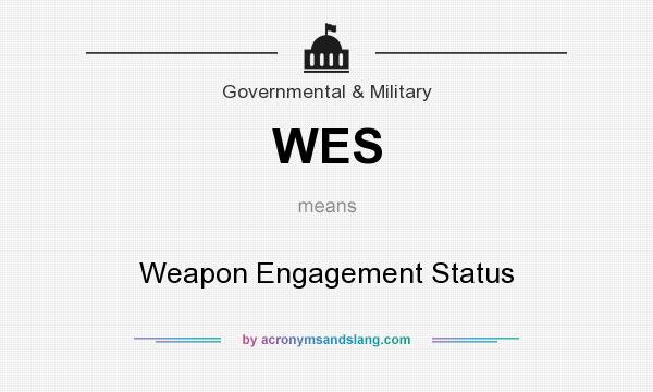 What does WES mean? It stands for Weapon Engagement Status