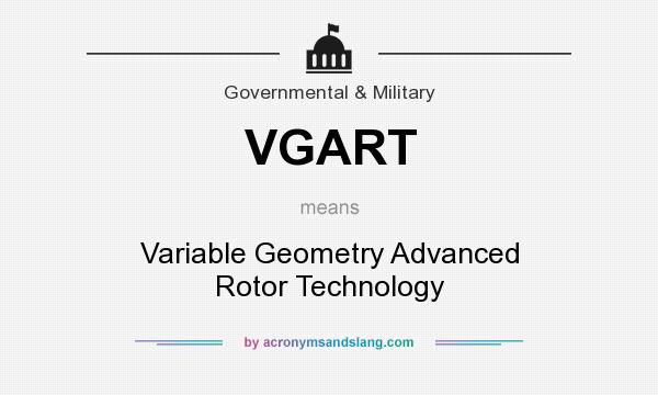 What does VGART mean? It stands for Variable Geometry Advanced Rotor Technology