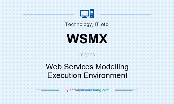 What does WSMX mean? It stands for Web Services Modelling Execution Environment