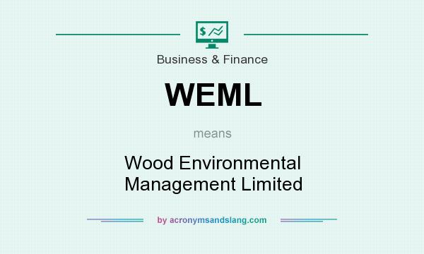 What does WEML mean? It stands for Wood Environmental Management Limited