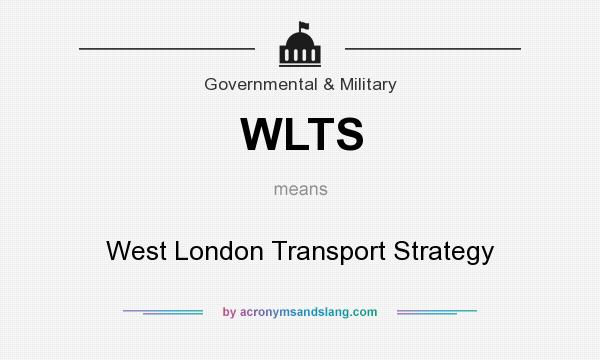 What does WLTS mean? It stands for West London Transport Strategy