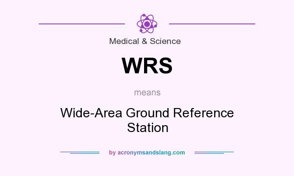 What does WRS mean? It stands for Wide-Area Ground Reference Station