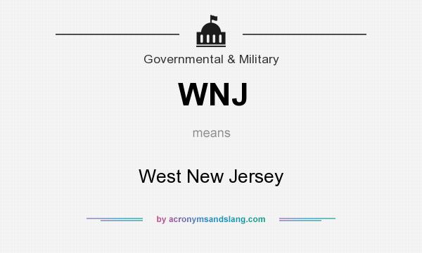 What does WNJ mean? It stands for West New Jersey