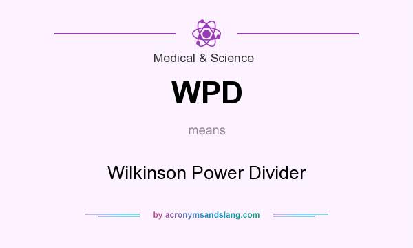 What does WPD mean? It stands for Wilkinson Power Divider
