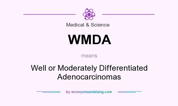What does WMDA mean? It stands for Well or Moderately Differentiated Adenocarcinomas