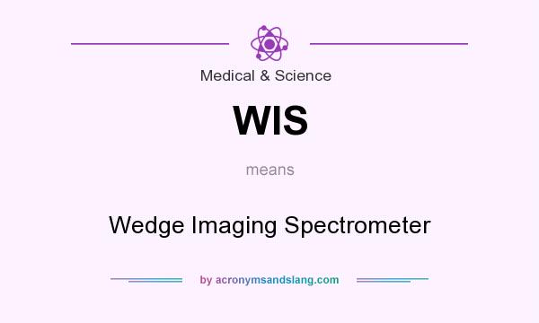 What does WIS mean? It stands for Wedge Imaging Spectrometer
