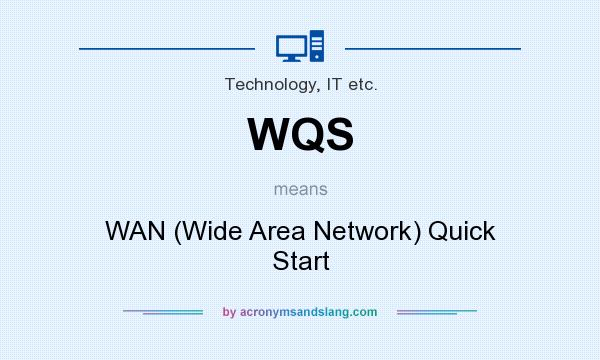 What does WQS mean? It stands for WAN (Wide Area Network) Quick Start