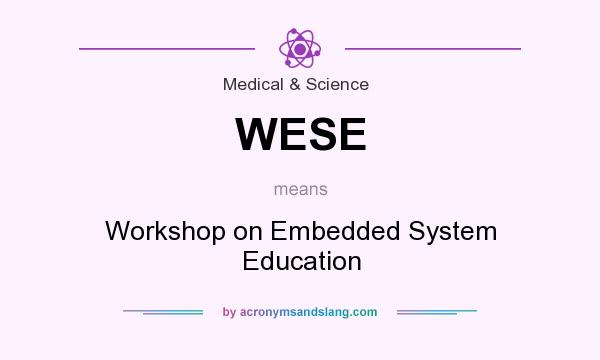 What does WESE mean? It stands for Workshop on Embedded System Education