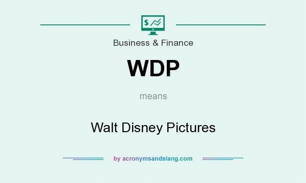 What does WDP mean? It stands for Walt Disney Pictures