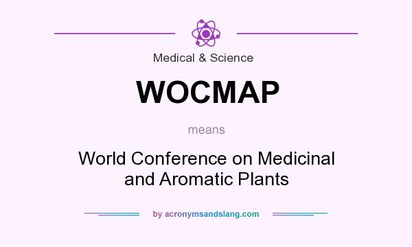 What does WOCMAP mean? It stands for World Conference on Medicinal and Aromatic Plants