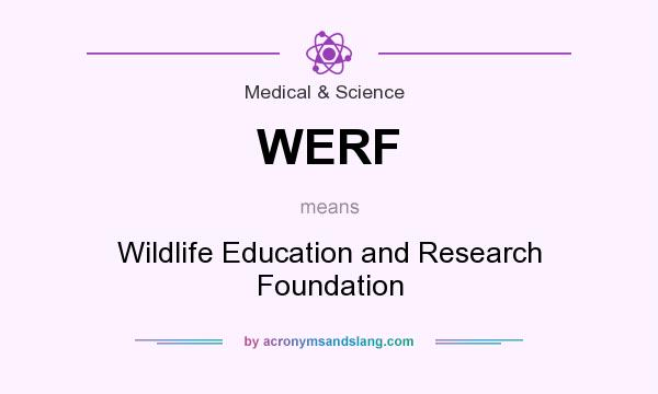 What does WERF mean? It stands for Wildlife Education and Research Foundation