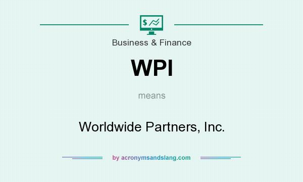 What does WPI mean? It stands for Worldwide Partners, Inc.