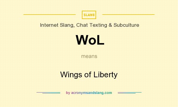 What does WoL mean? It stands for Wings of Liberty