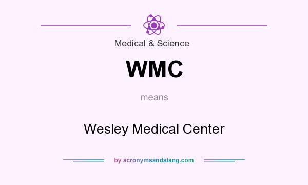What does WMC mean? It stands for Wesley Medical Center