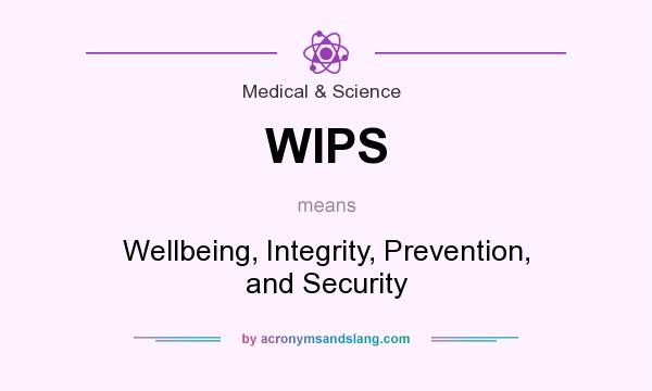What does WIPS mean? It stands for Wellbeing, Integrity, Prevention, and Security
