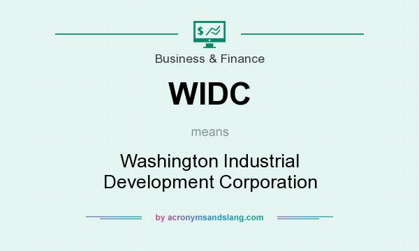 What does WIDC mean? It stands for Washington Industrial Development Corporation