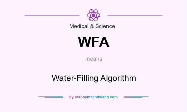 What does WFA mean? It stands for Water-Filling Algorithm